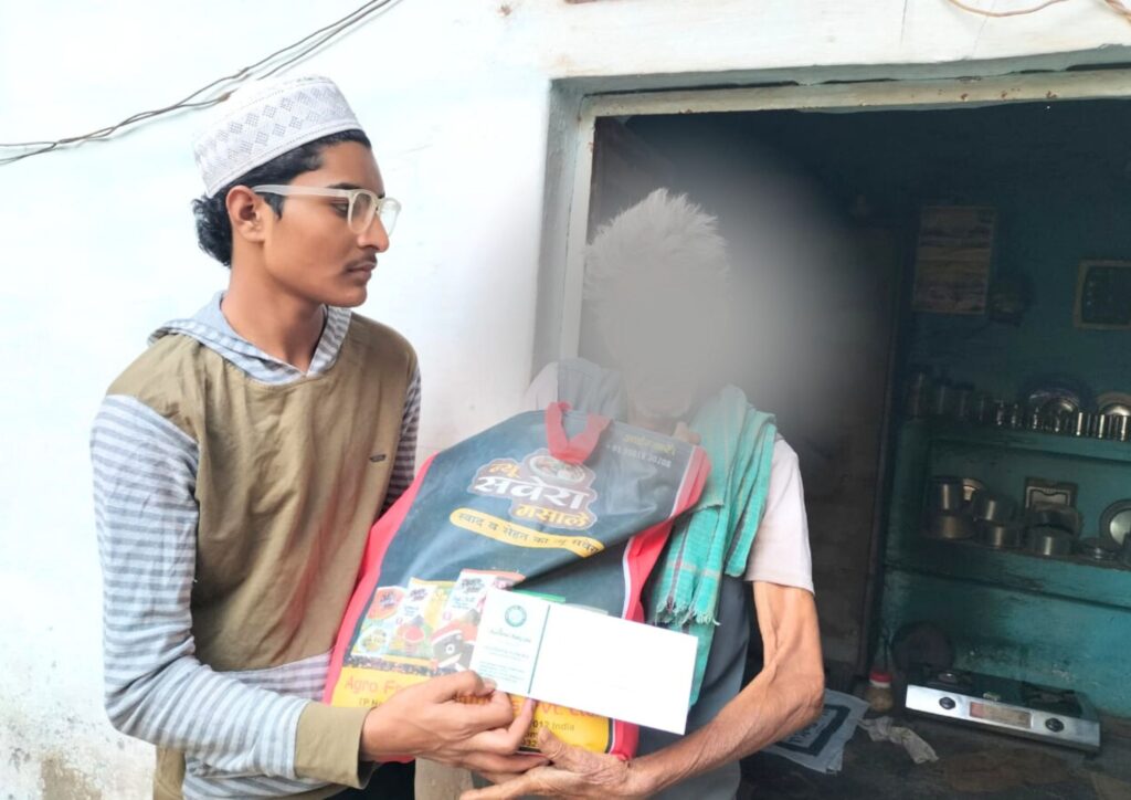 Muslim NGO for ration distribution, Free monthly ration for poor families, Non-profit organization, Allama foundation